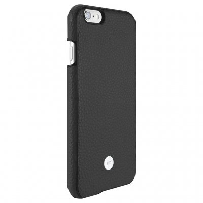 Just Mobile Quattro Back Leather Case for iPhone 6s Plus - Black