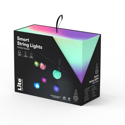 Lite bulb moments Smart lyskjede - Globe Facets