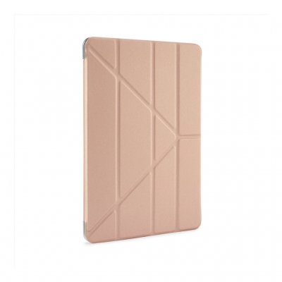 Pipetto iPad Pro 2018 11" Origami Case - Rose Gold/Clear