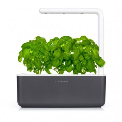 Click & Grow smart Garden 3 -starttipakkaus - Tummanharmaa