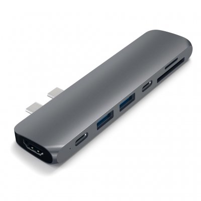 Satechi USB-C Pro Hub med 4K HDMI 85W - Space grey