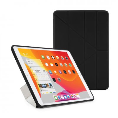 Pipetto iPad 10.2" 2019/2020 Origami case with TPU back - Grey