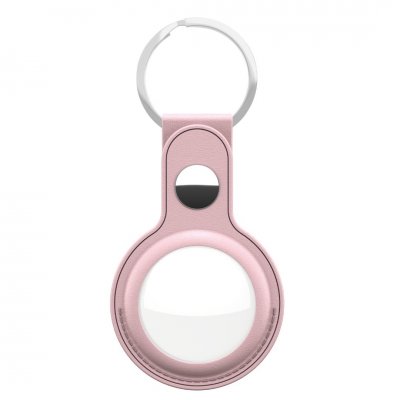 Keybudz nyckelring i läder för AirTag 2-pack - Rosa