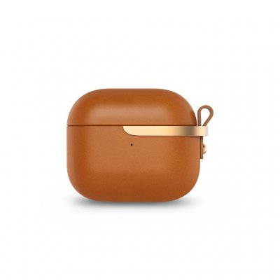 Moshi Pebbo Luxe for AirPods 3 - Karamellbrun