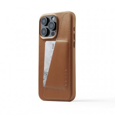 Mujjo iPhone 15 Pro Max Wallet Leather Case