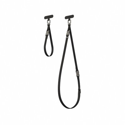 Moshi 2-in-1 ranne/vartalohihna - Keskiyön musta