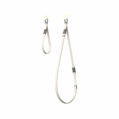 Moshi 2-i-1 håndledd/kroppsrem - Eggnog hvit