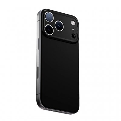 Süti Silicone PhoneBack för iPhone 18 Pro Max - Kolsvart