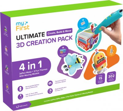 myFirst 3dPen Make Creator Kit - Blå farge