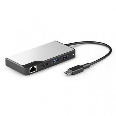 ALOGIC USB-C Fusion Alpha V2 5-i-1-nav - Space grey