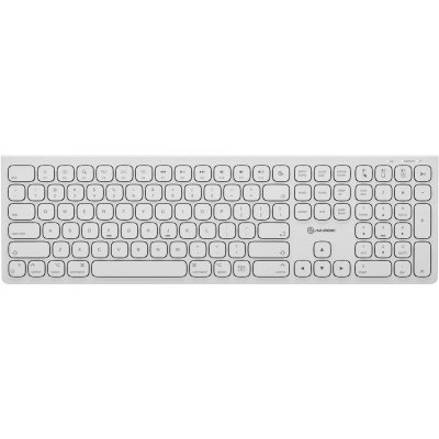 ALOGIC Echelon USB-C Oppladbart Bluetooth Tastatur i full størrelse med nordisk layout - Hvit