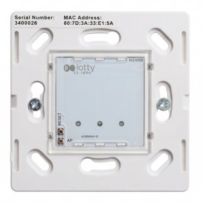 iotty Smart 1-vägsbrytare (Ingen täckplatta)