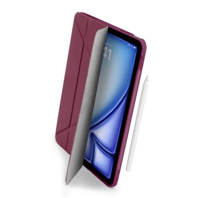 Pipetto Origami No1 Original Case for iPad Air 11 (M4/M3/M2) / iPad Air 10.9 (2022/2020) - Burgundy