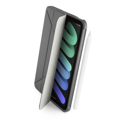 Pipetto iPad mini 6 Origami No1-etui - Mørk grå