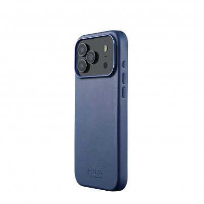 Mujjo Leather Case for iPhone 17 Pro Max - Monaco Blue