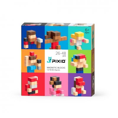 PIXIO Mini Figures - POS Set (16 Packages)