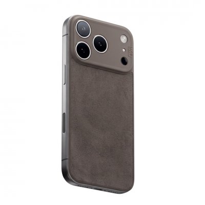 Süti Nano Suede PhoneBack iPhone 17 Pro Maxille - Hiekkakivi