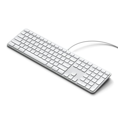 Satechi LX3 Slim USB-C-tastatur - nordisk layout - Sølv
