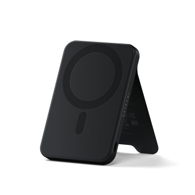 Satechi OntheGo™ Qi2 5K Magnetic Power Bank with Stand - Black