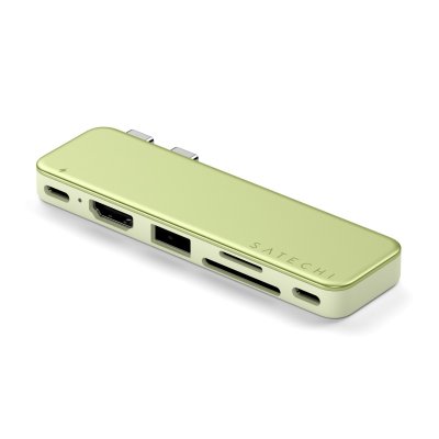 Satechi USB-C Snap Hub för MacBook Neo - Citrus