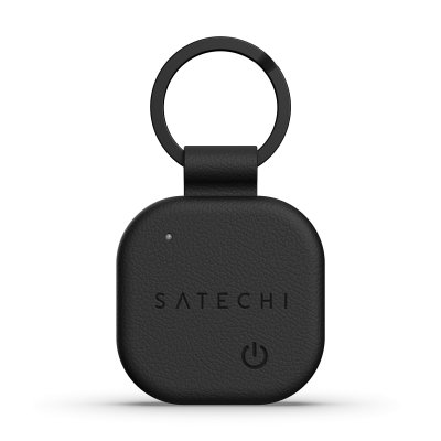 Satechi FindAll™ Nøglering i vegansk læder med Find My med Find My Apple  - Sort