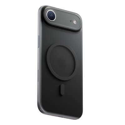 Süti Frosted Clear PhoneBack iPhone 17 Airille - Musta merisuola