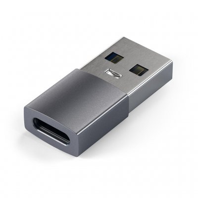 Satechi USB-A to USB-C adapter - transform your standard USB port in to USB-C - Space Grey